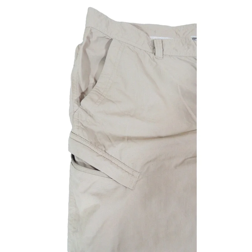 The North Face Cargo Pants Mens 36 Tan Nylon Climb Trail Hiking Outdoor Utility